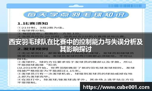 西安羽毛球队在比赛中的控制能力与失误分析及其影响探讨